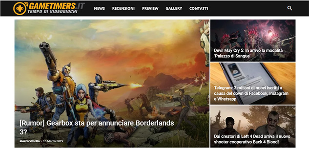 recensioni videogiochi gametimers