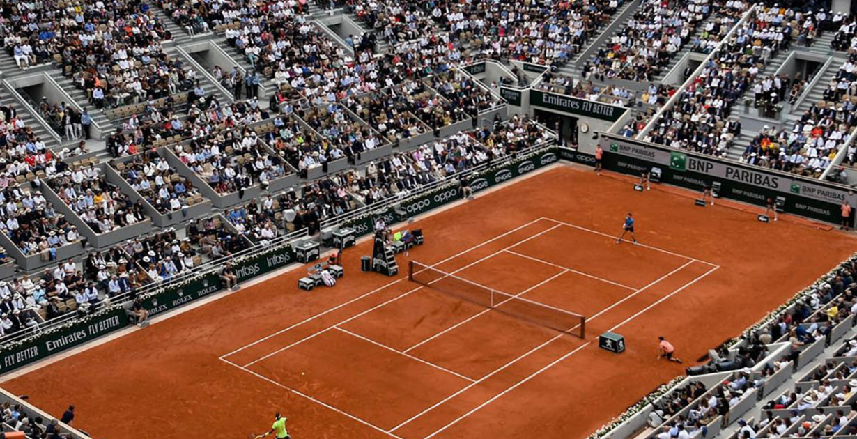 Roland Garros, campo da gioco