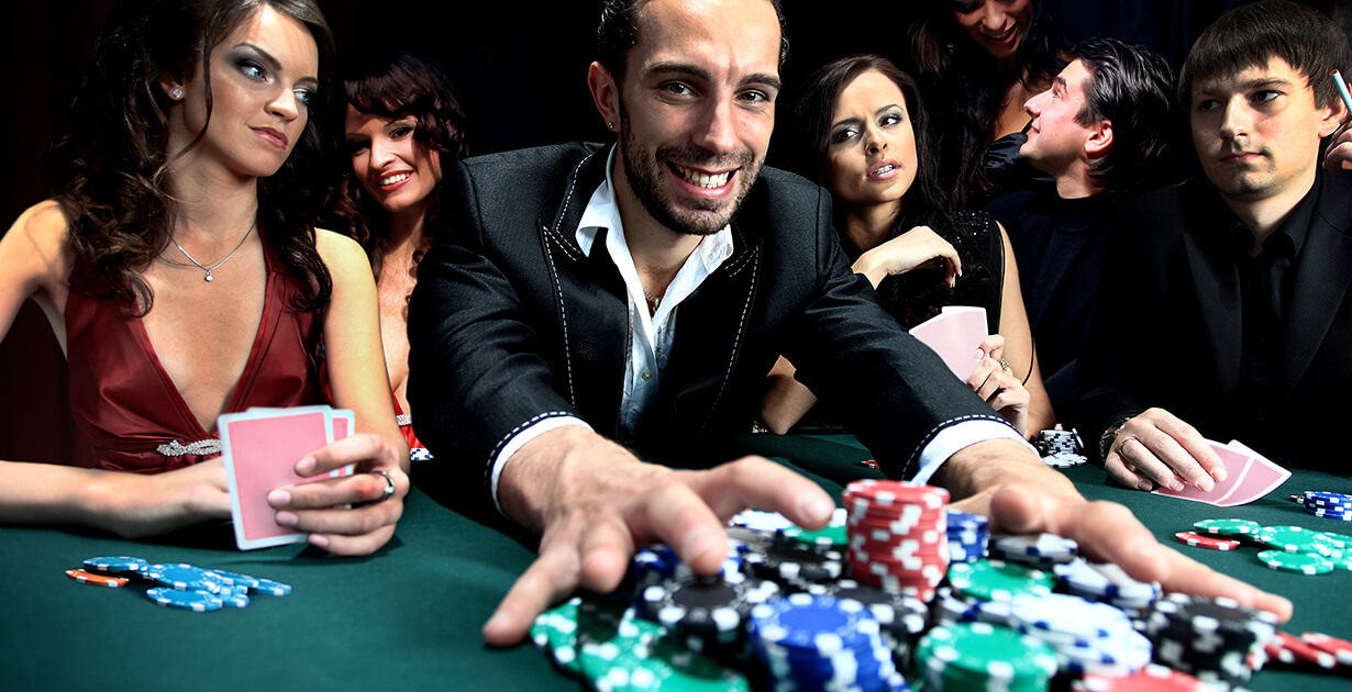 giocatore che va All in