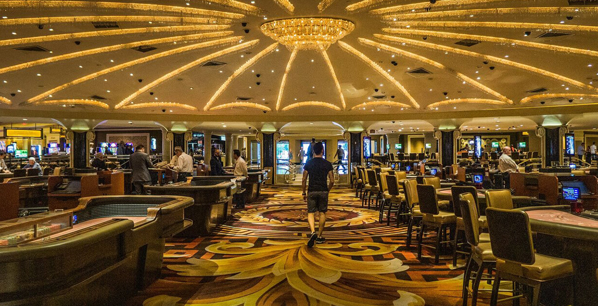 All'interno del Caesars Palace